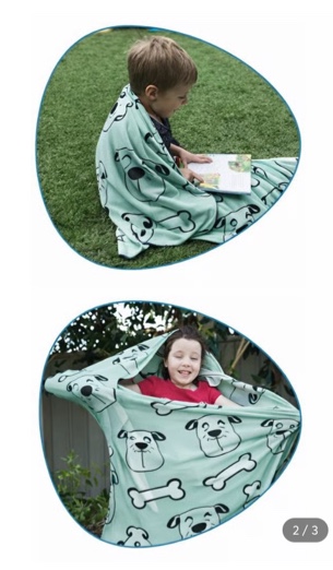 Condition photo showing Brand New for dr squish full body sensory sack dog print compression sack therapy wrap kids