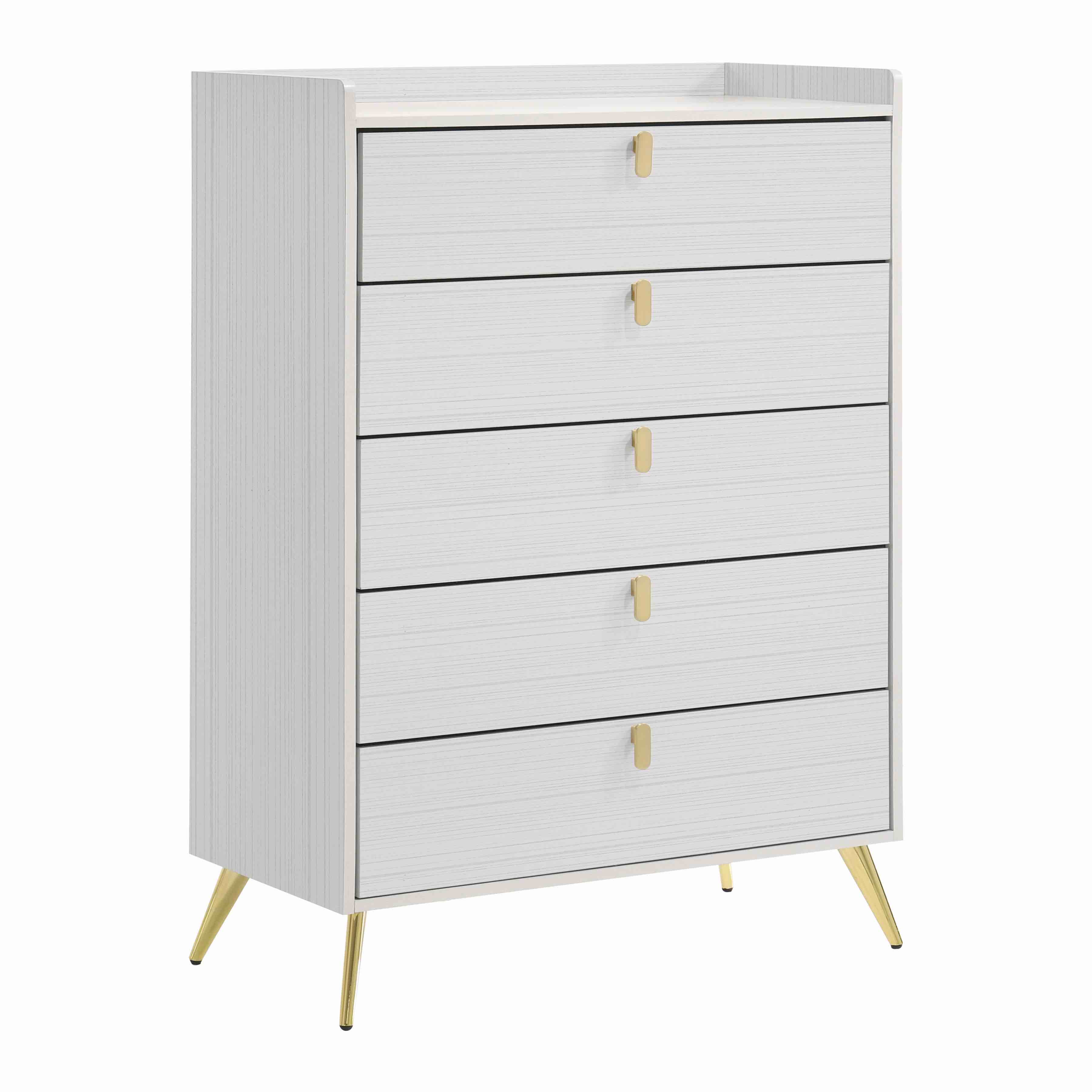 Madill 5 - Drawer 31.6"' W Chest in White 