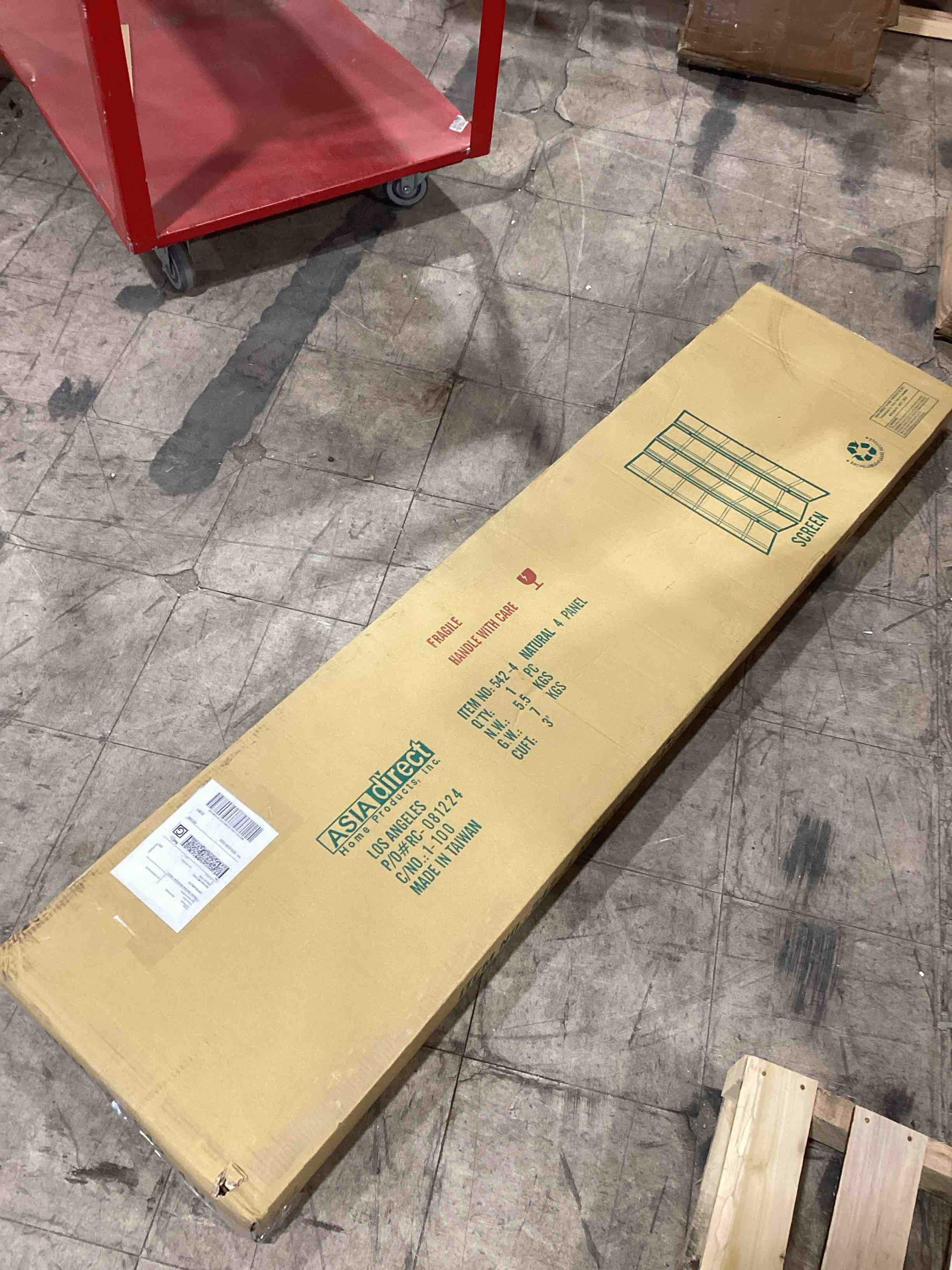 Keitez 70.5" Tall Rice Paper Folding Room Divider