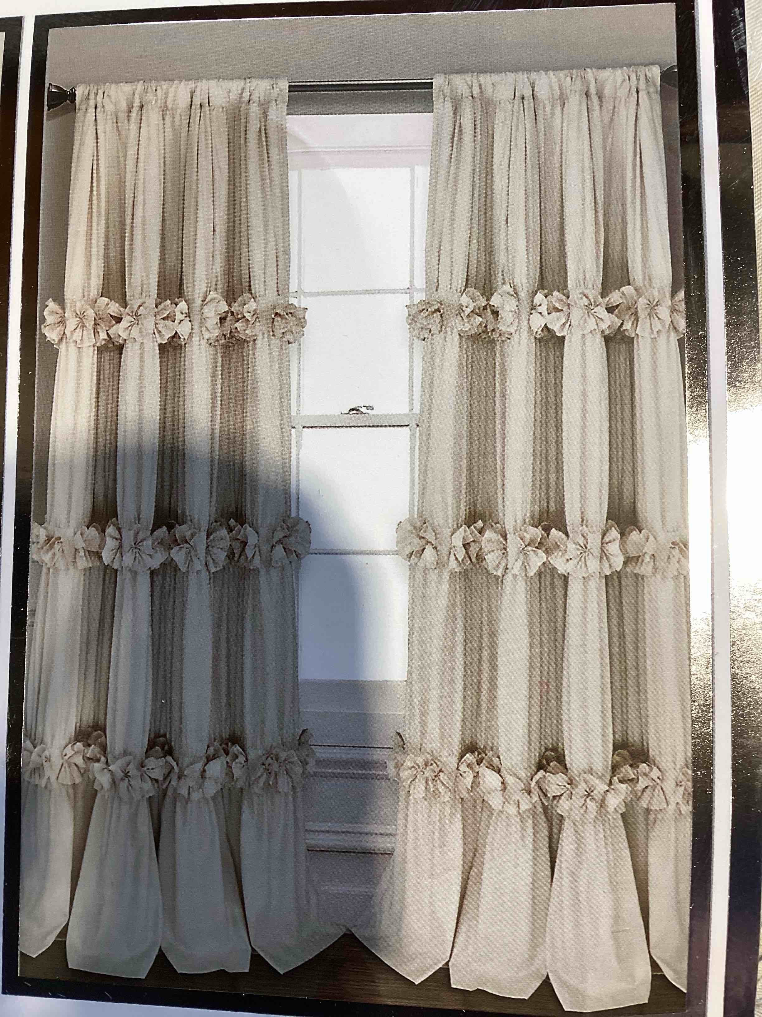 Eve Camel 54” x 84” Set of 2 Window Curtains