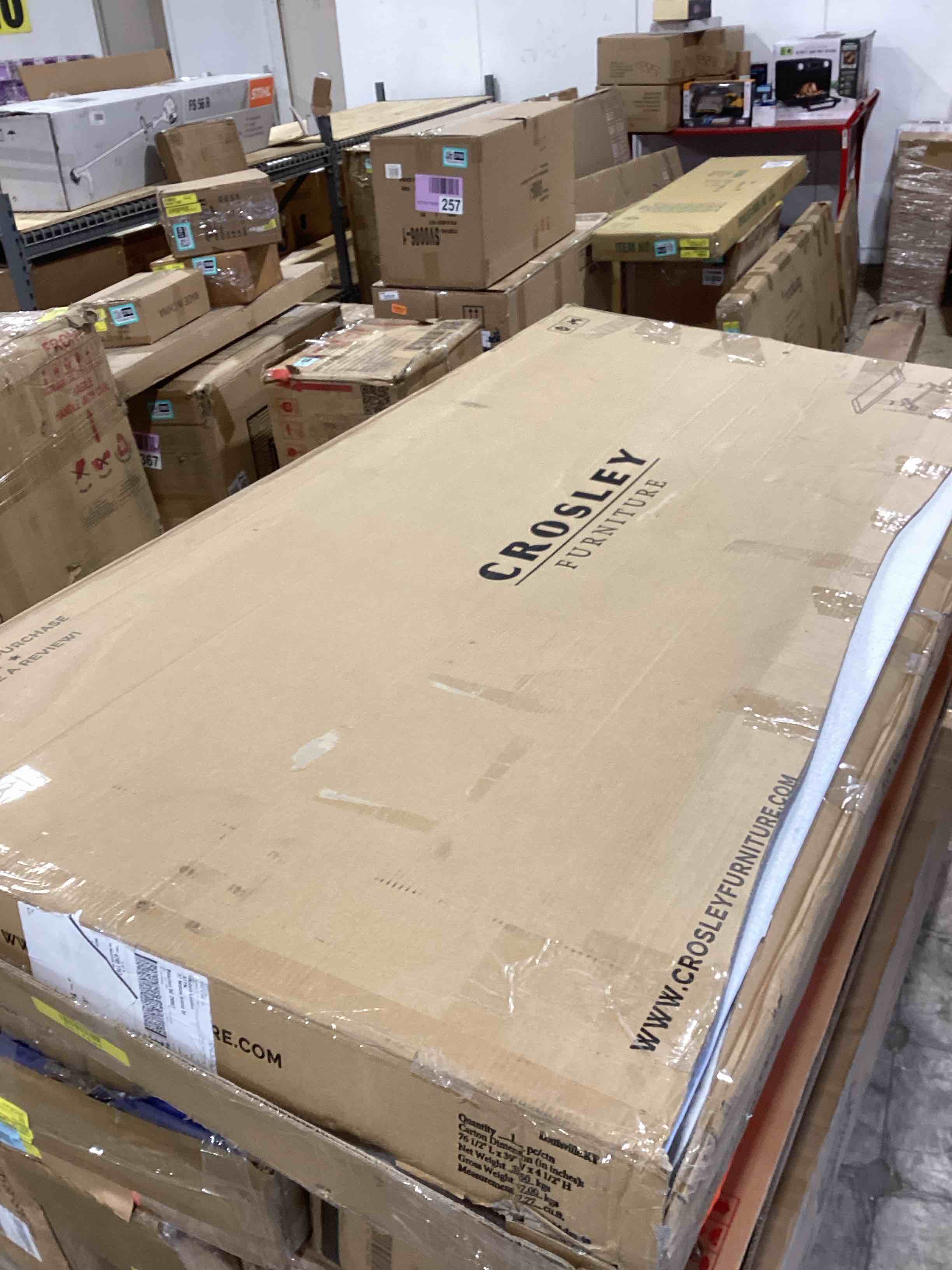 Crosley Furniture Amelia Dining Table. Top only. Box 1 of 2