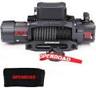 openroad 13500 lbs winch with synthetic rope and 2 wireless remotes