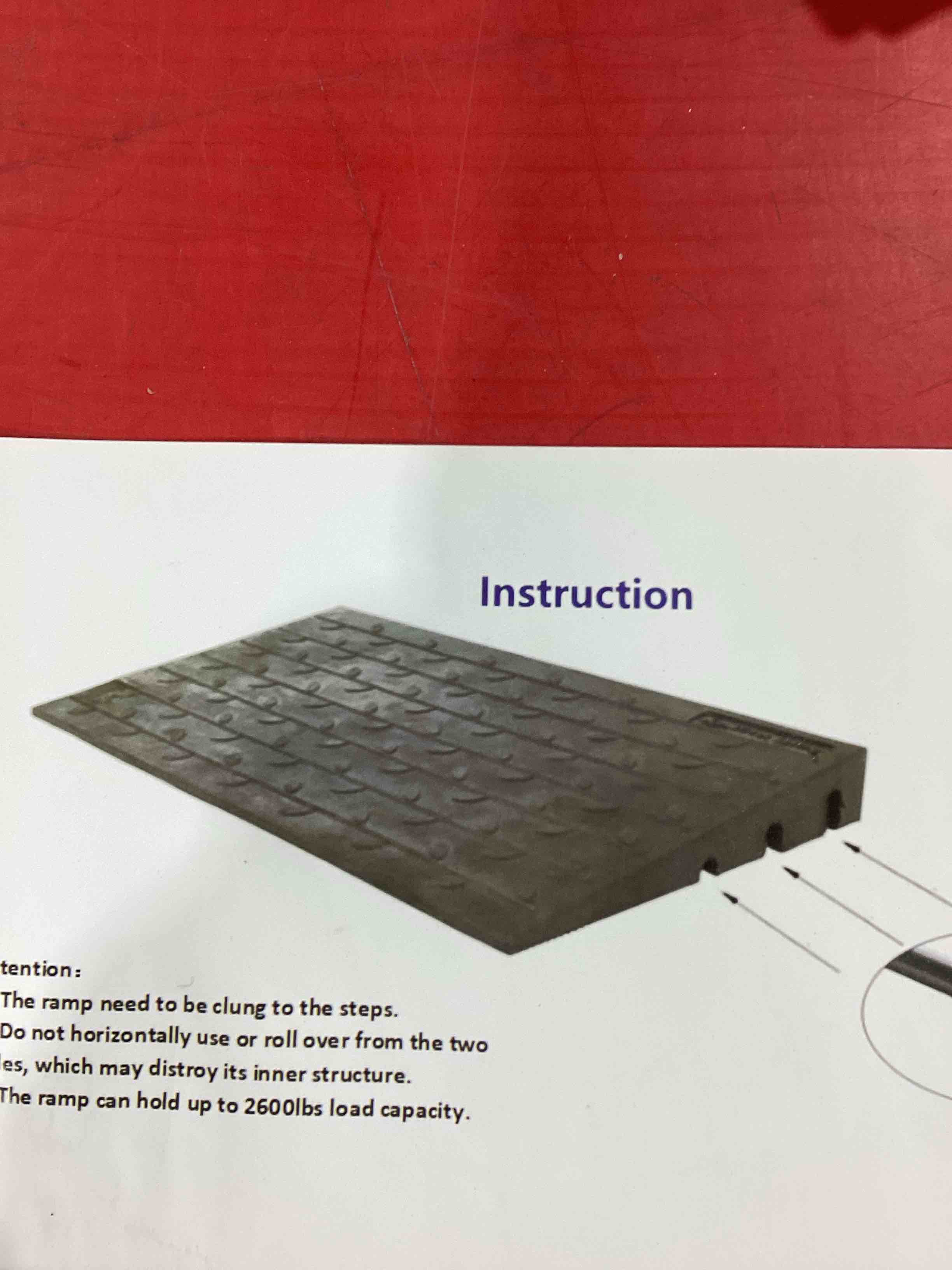 Wheelchair Ramp for Doorways 42” x 24” x 5” rise
