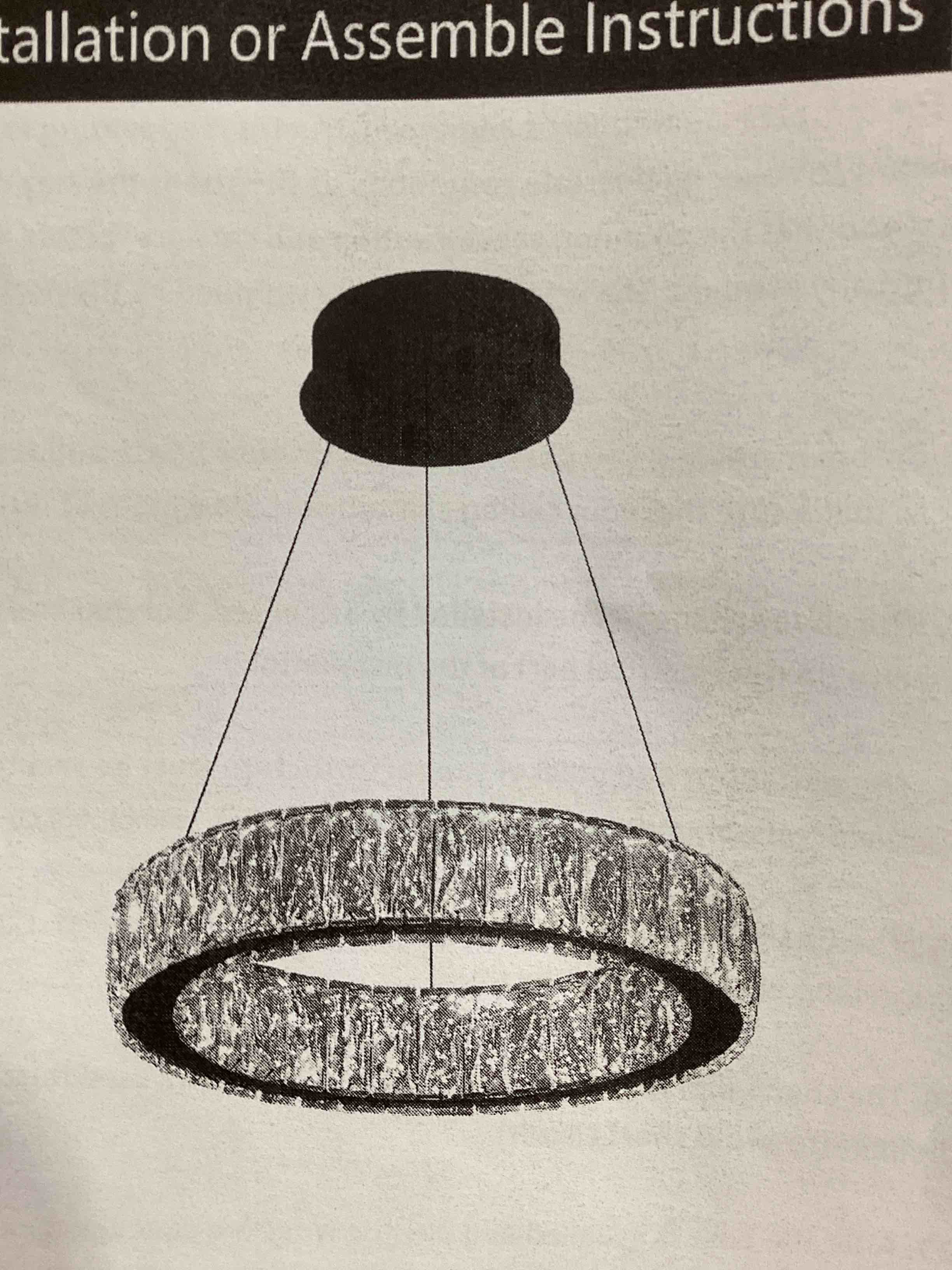 Remo 48” Round Crystal Chandelier 