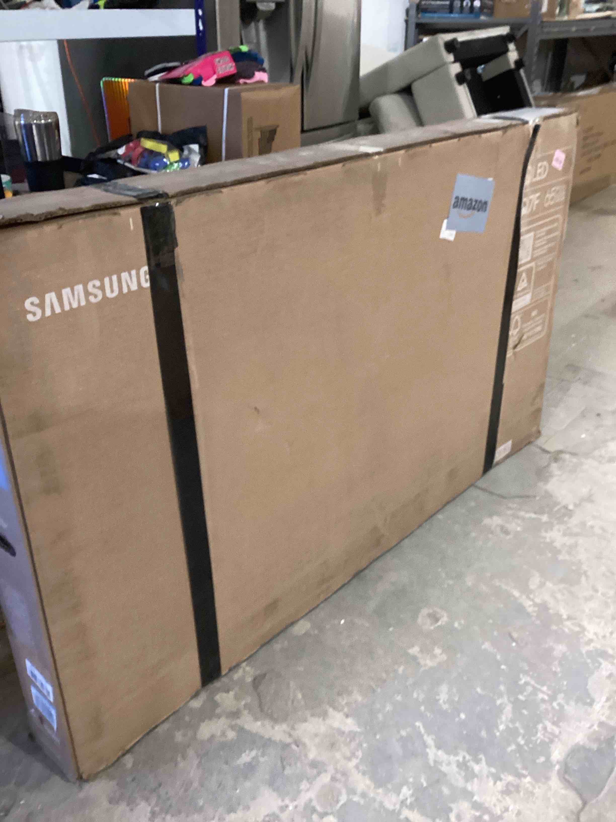 Condition photo showing As Is for Samsung 65-Inch Class QLED Q7F Series Samsung Vision AI Smart TV (2025 Model, 65Q7F) Quantum HDR, Object Tracking Sound Lite, Q4 AI Gen1 Processor, 4K upscaling, Gaming Hub, Alexa Built-in