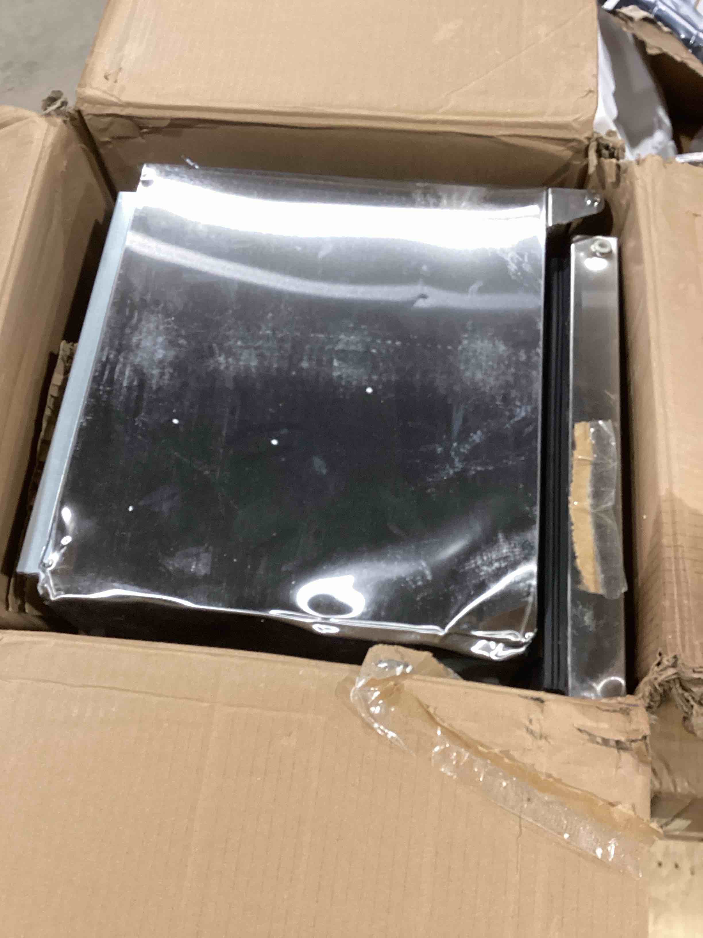 Condition photo showing As Is for r.w flame stainless steel commercial ice maker 60 lbs day chewable 