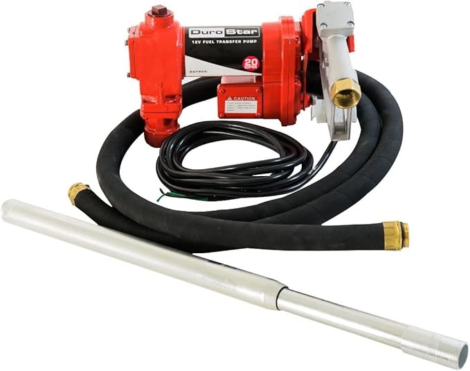 DuroStar DSTP20 12-Volt 20-GPM Cast Iron Diesel Fuel Transfer Pump