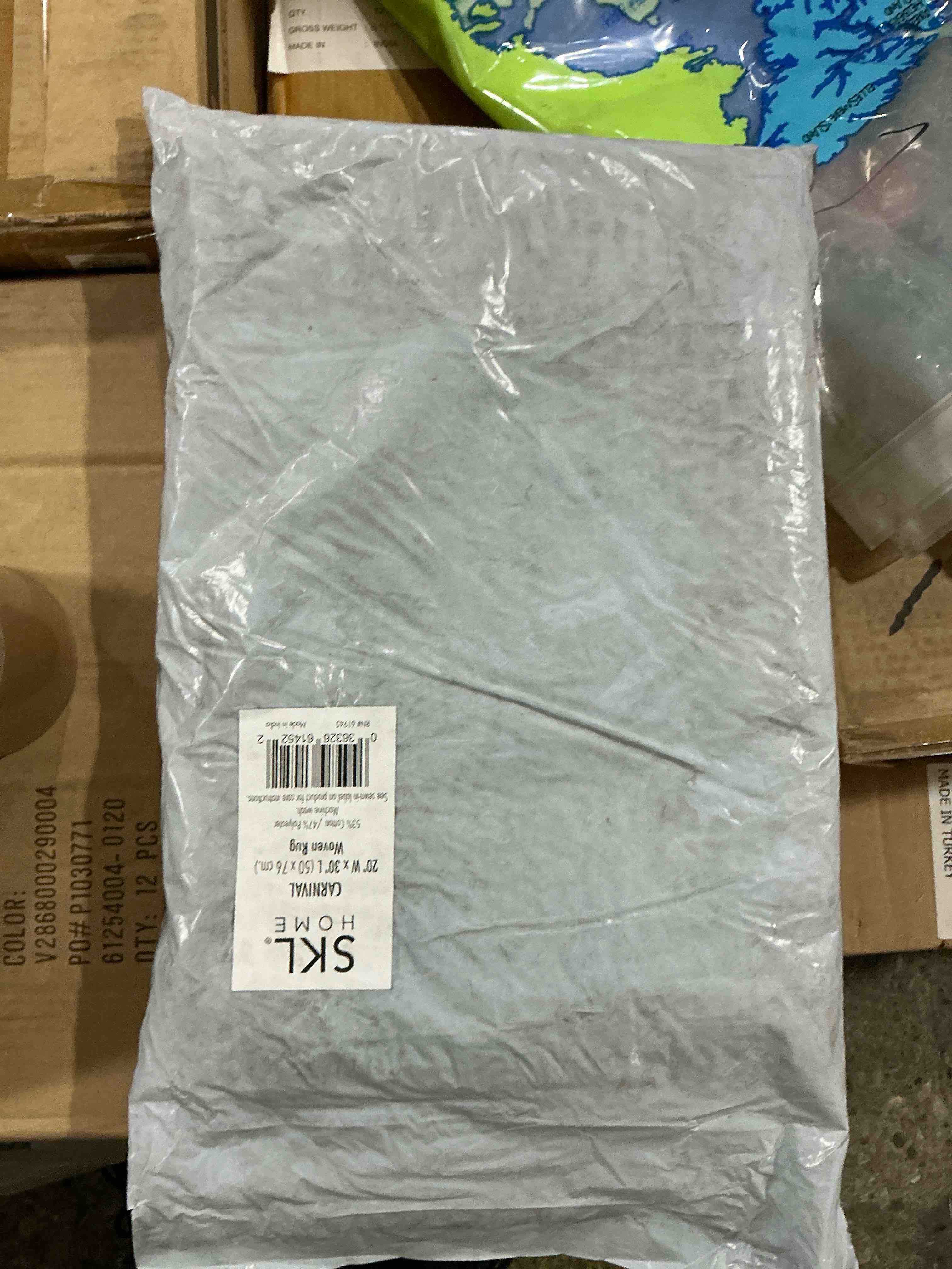 Carnival Kids' Bath Rug - SKL Home: Mustard Yellow High Pile Bathroom Mat, Cotton & Polyester, 1'8"x2'6"