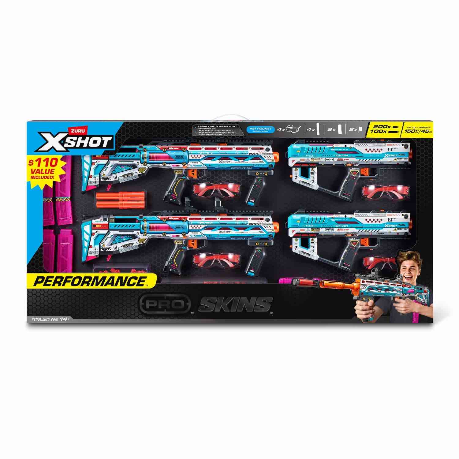 ZURU X-SHOT PRO Series Fury-X and Longshot Combo Pack