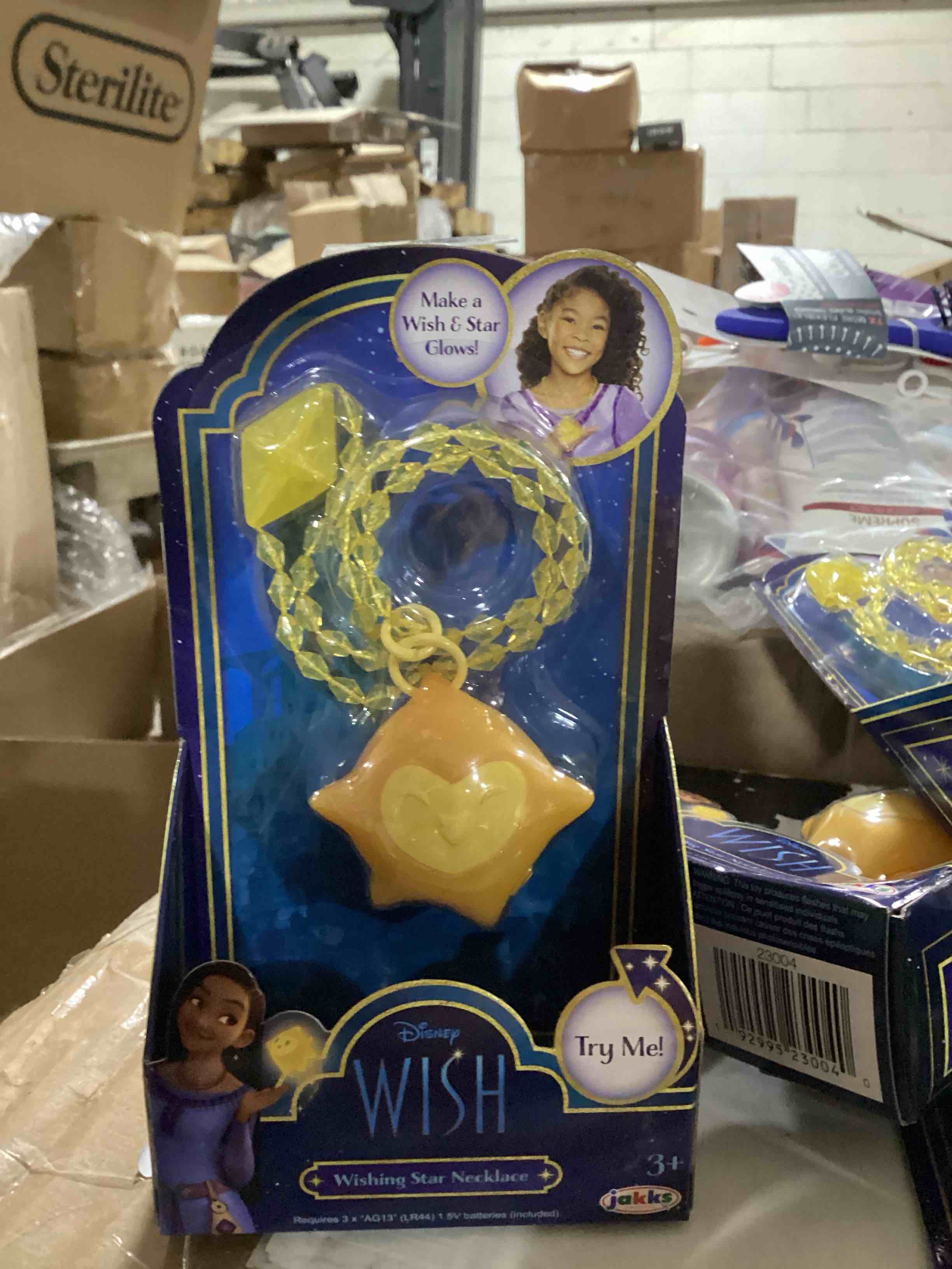 Disney's Wish Wishing Star Necklace with Light Up Feature