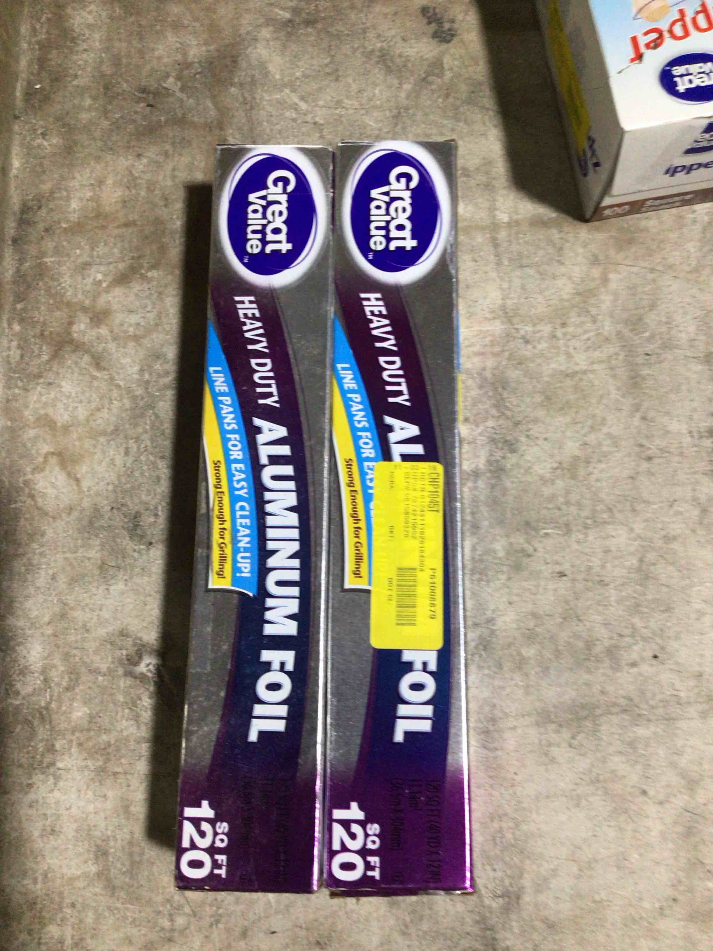 Aluminum foil 120 sQ ft