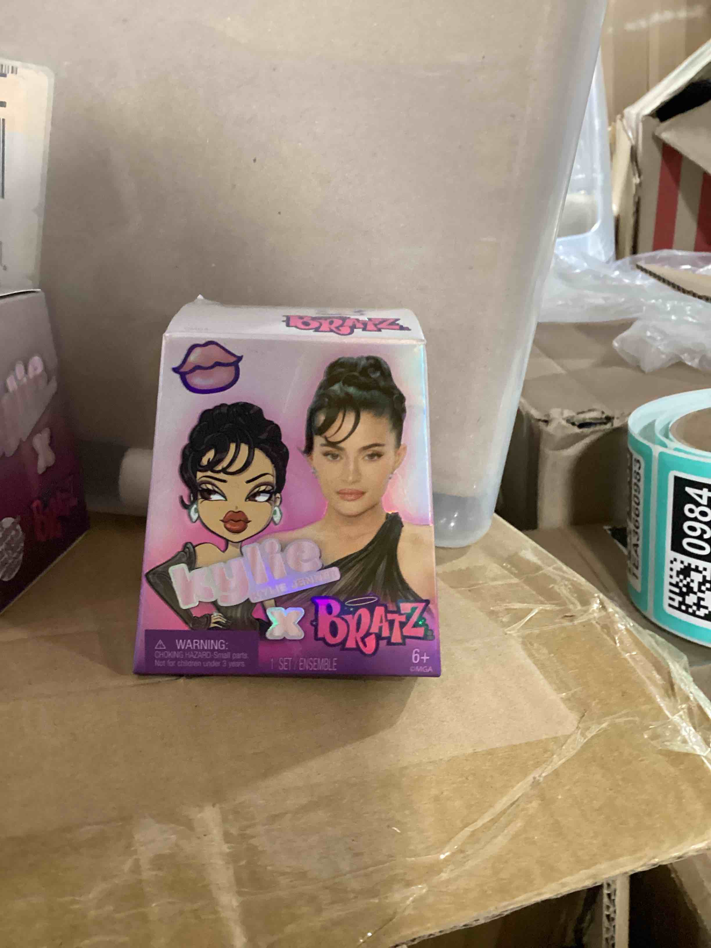BRATZ x Kylie Jenner Series 1 Collectible Figures, 2 Minis in Each Pack, Blind Packaging Doubles as Display
