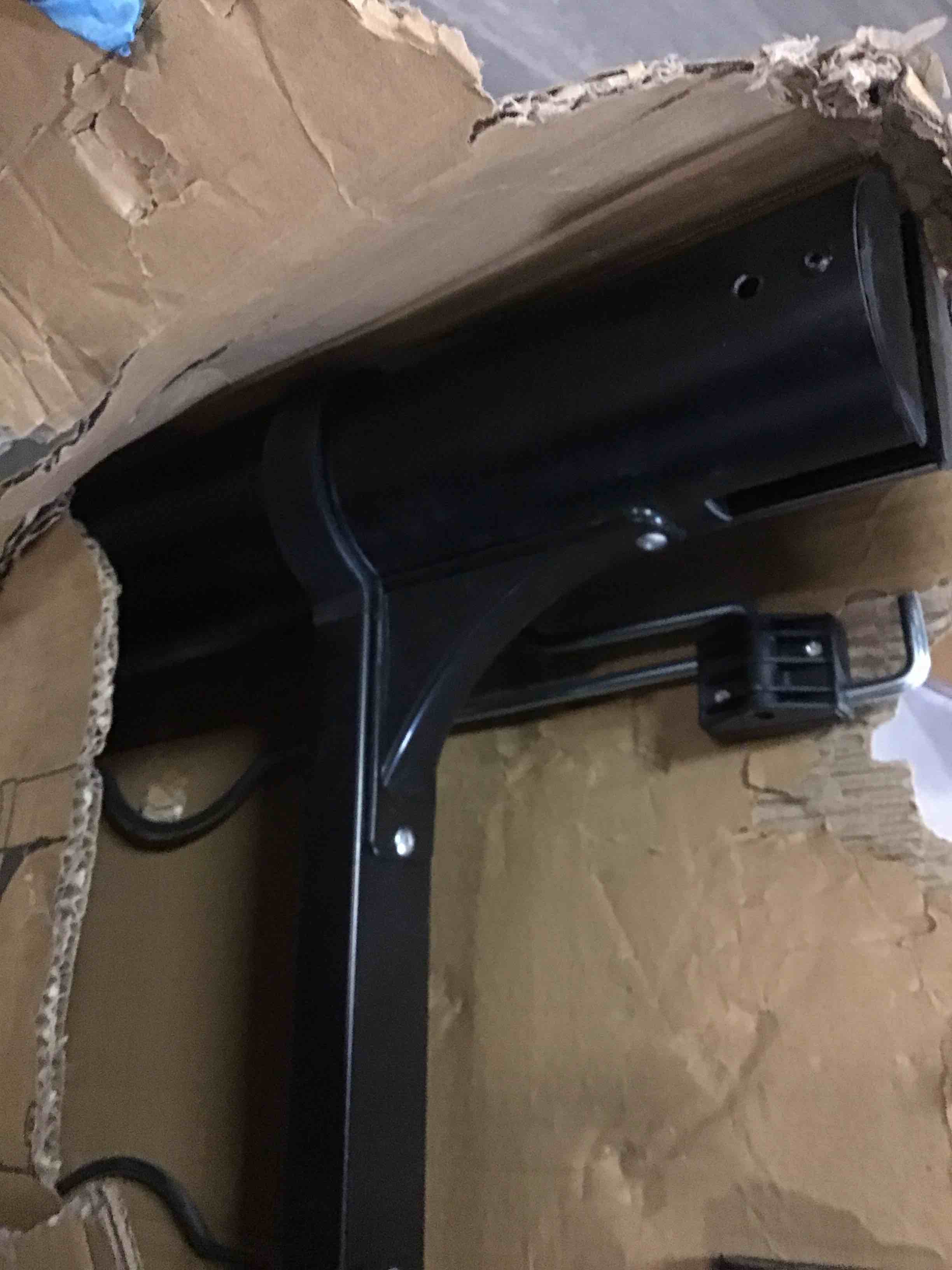 Condition photo showing Good Condition for Telescoping Ladder&Ladder Stabilizer, 20.3 FT Aluminum Portable Extension Ladder w/Hooks, Stabilizers& Wheels, Heavy Duty 330lbs Max Capacity -Black