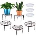 SIMILAR TO STOCK PHOTO LHOTO Bird Groove Metal Plant Stand with Glass Top
