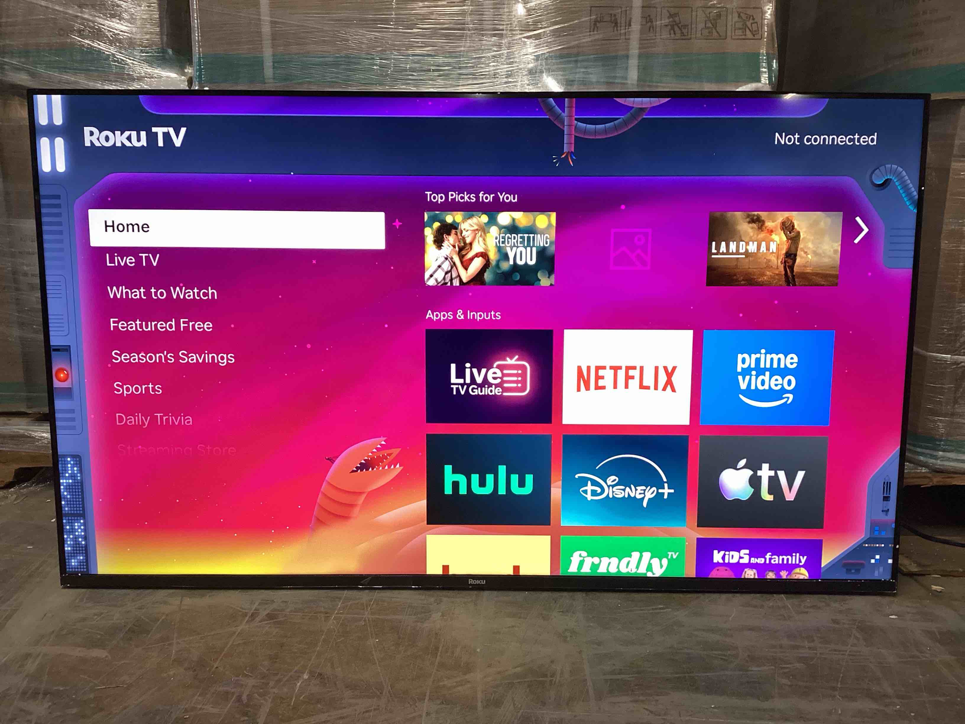 Condition photo showing Good Condition for Roku Smart TV 2025 – 55-Inch Select Series 4K HDR TV – Roku TV with Enhanced Voice Remote