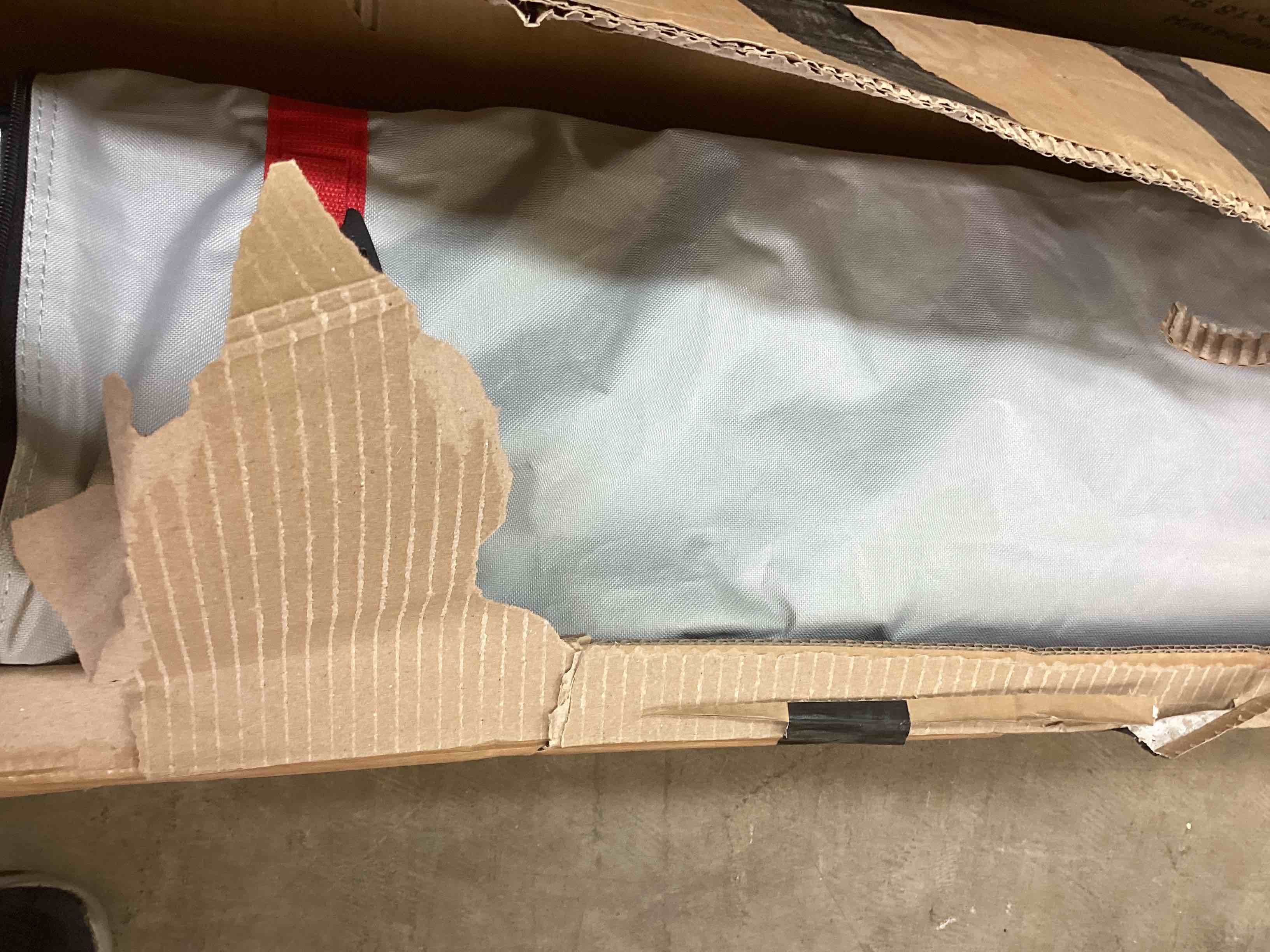 Condition photo showing As Is for mastercanopy pop-up canopy tent with sidewalls (8x8black)