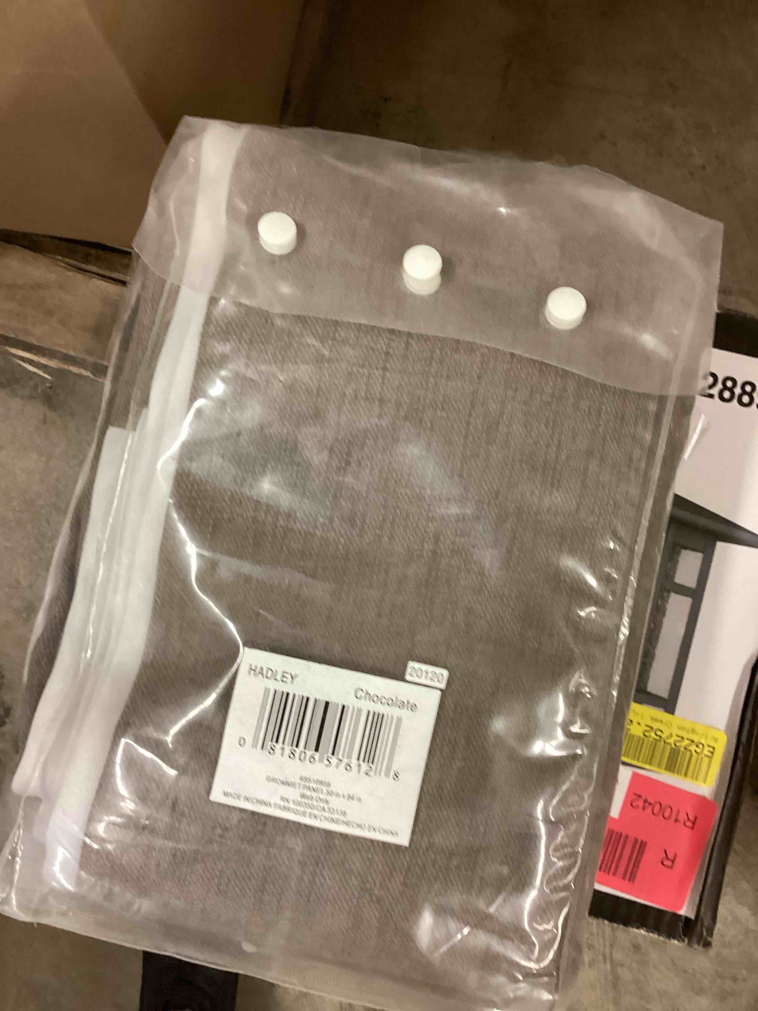 Condition photo showing Good Condition for eclipse hadley 100% blackout curtain panel  linen blend grommet window curtain  1 panel  50 in wide x 84 in long  chocolate