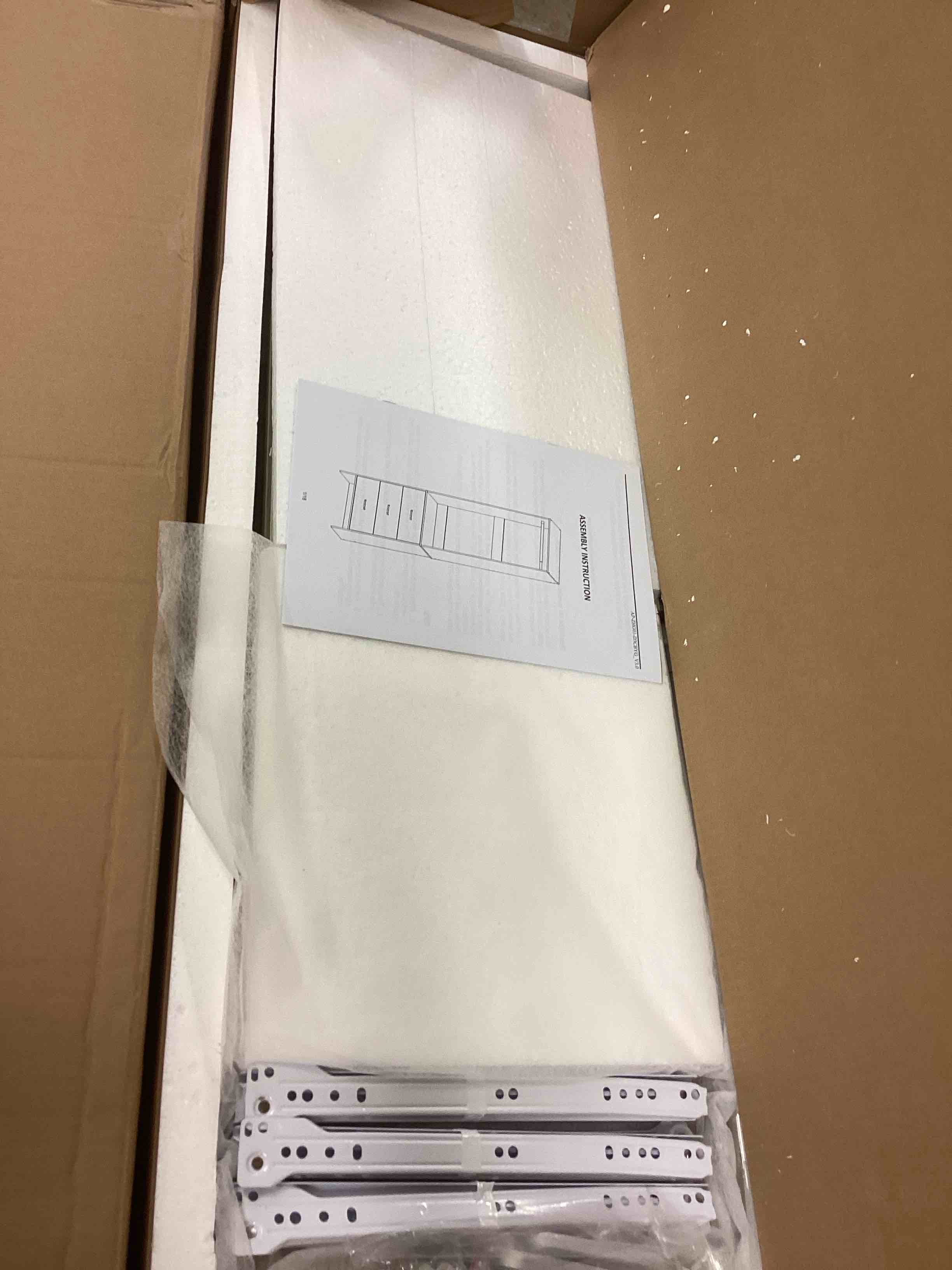 Condition photo showing New/Like New for closet drawer system gray