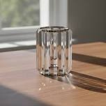 Single glass crystal lamp shade 