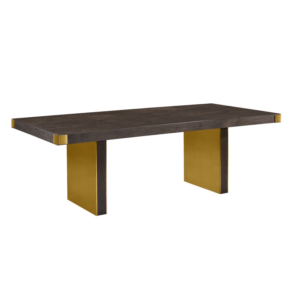 Selena Chocolate Brown Ash Dining Table By Inspire Me! Home Decor Model: TOV-IHD68562 (Box 1 of 2 only,) (only base) 