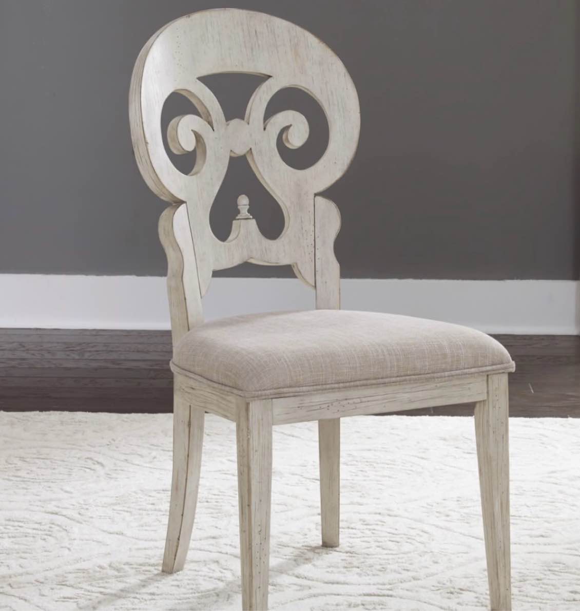 Farmland Scroll Back Dining Chair , 2 chairs 