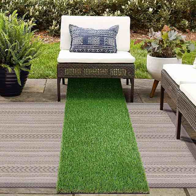 artificial grass runner rug 13” x 60”