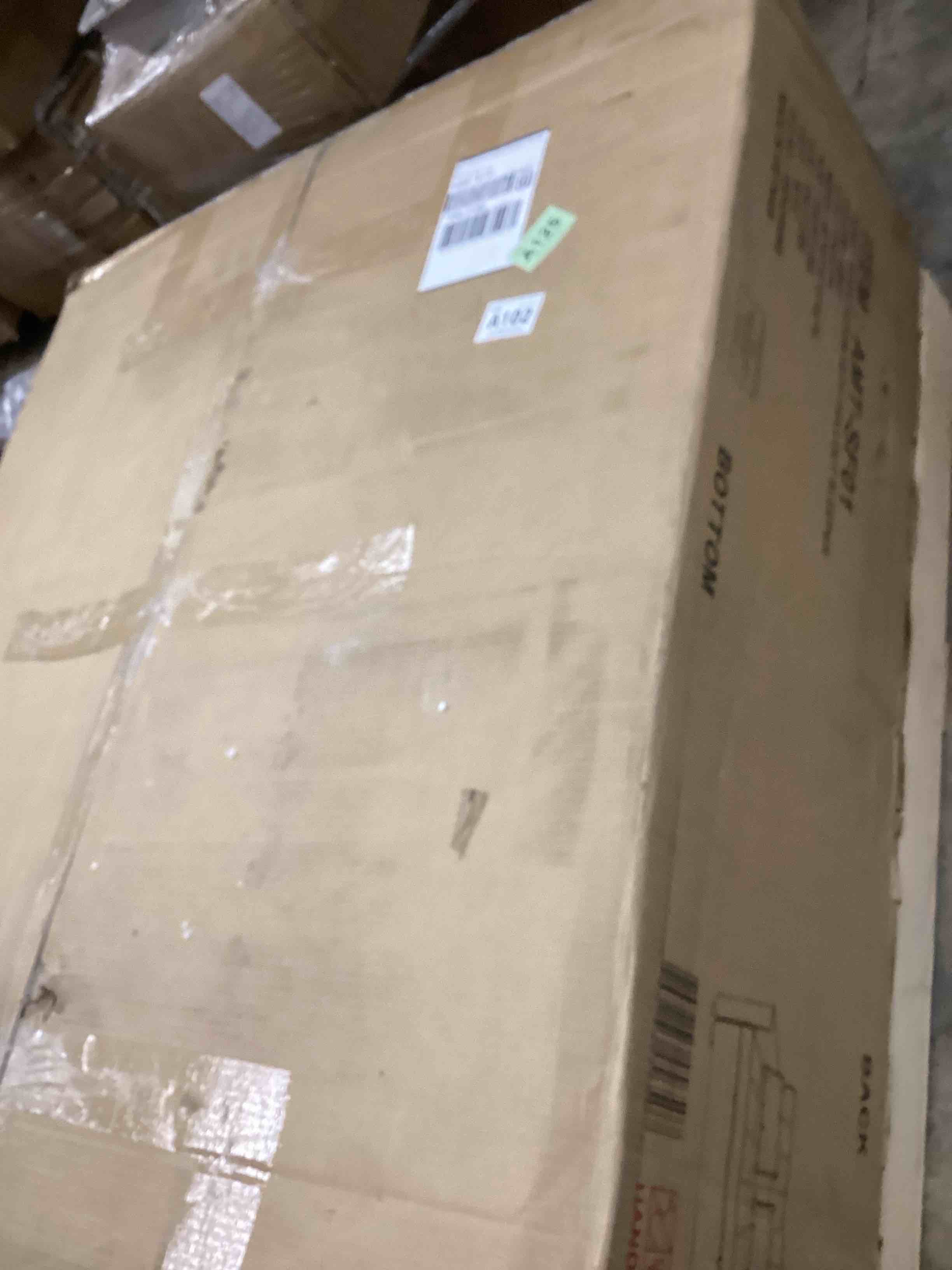 Condition photo showing Good Condition for sofa futon with pullout sleeper, gray (incomplete one box only)