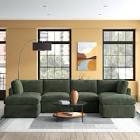 annai 129" wide reversible modular corner sectional (incomplete only corner) 
