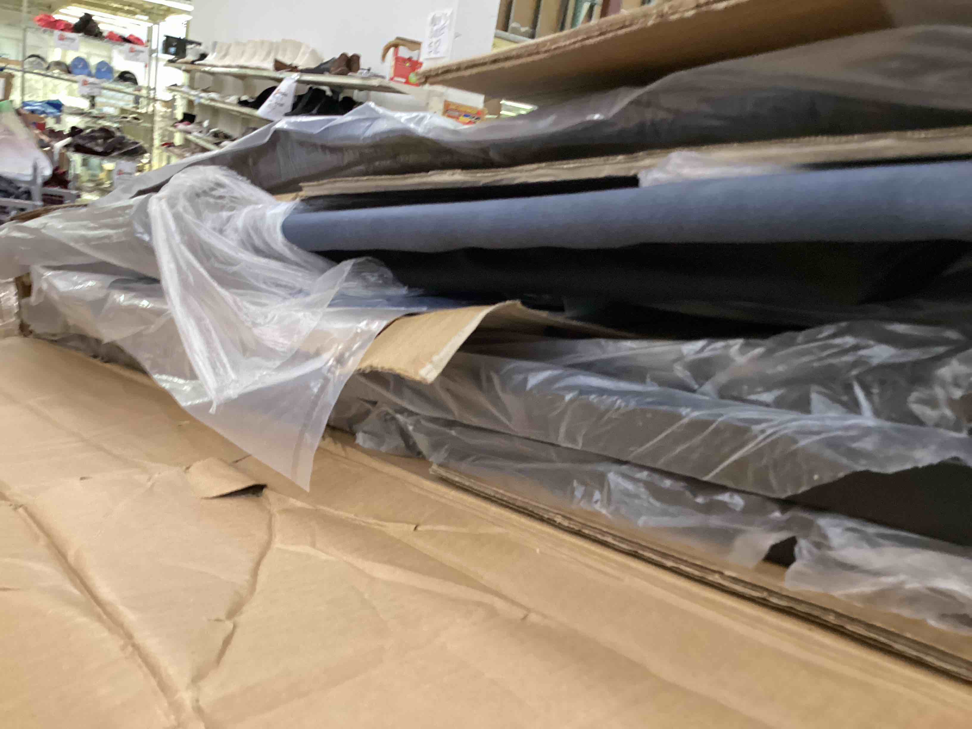 Condition photo showing Good Condition for 3 in 1 convertible sofa bed, 61 inch pull out couch, loveseat sleeper sofa with adjustable backrest, sofa couches for living room, bedroom, office, apartment, guest room, chenille fabric, grey (incomplete only one box)