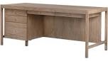 Layla grayce suspension desk (rustic grey veneer)