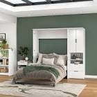 Oneybrook Murphy Bed with Desk and Storage Cabinet By The Twillery Co.® (Pickup 2 boxes) 