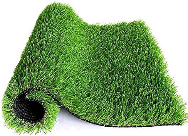  LITA Artificial Grass Turf Lawn-7 Feet x 12 Feet, 0.4" Indoor Outdoor Rug Synthetic Grass Mat Fake Grass 