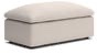 Ashley Luxe Whitehaven Boucle Ottoman Light Grey