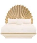 Fantosini King Panel Bed (only panel footboard w/wood slats )