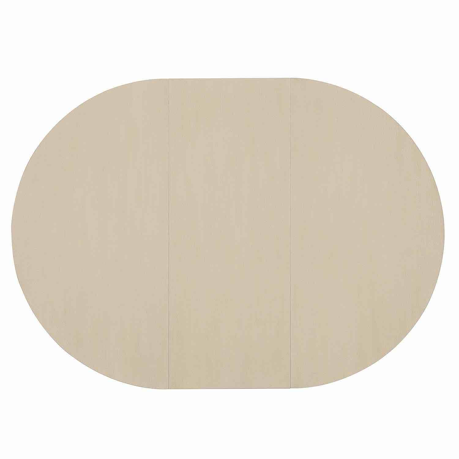 Bernhardt East Hampton Round Dining Table in Cerused Linen (ONLY TOP)