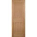 Poplar 2 Panel Flat Mission Shaker Stain Grade Solid Core Wood Interior Doors (don’t specific size)