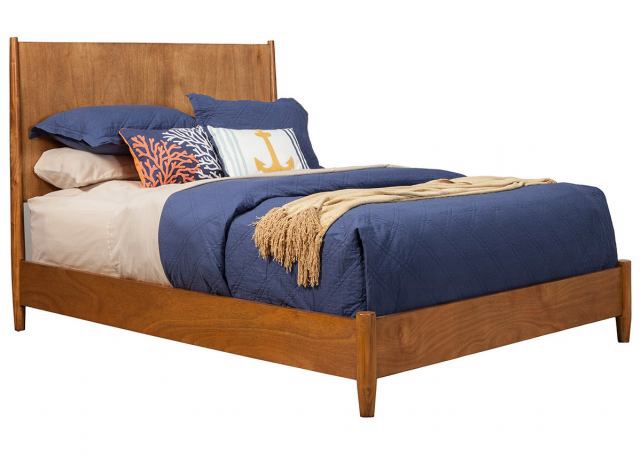 Alpine Furniture Flynn Queen Panel Bed in Acorn 966-01Q (BOX 3 OF 3 ONLY) incomplet 