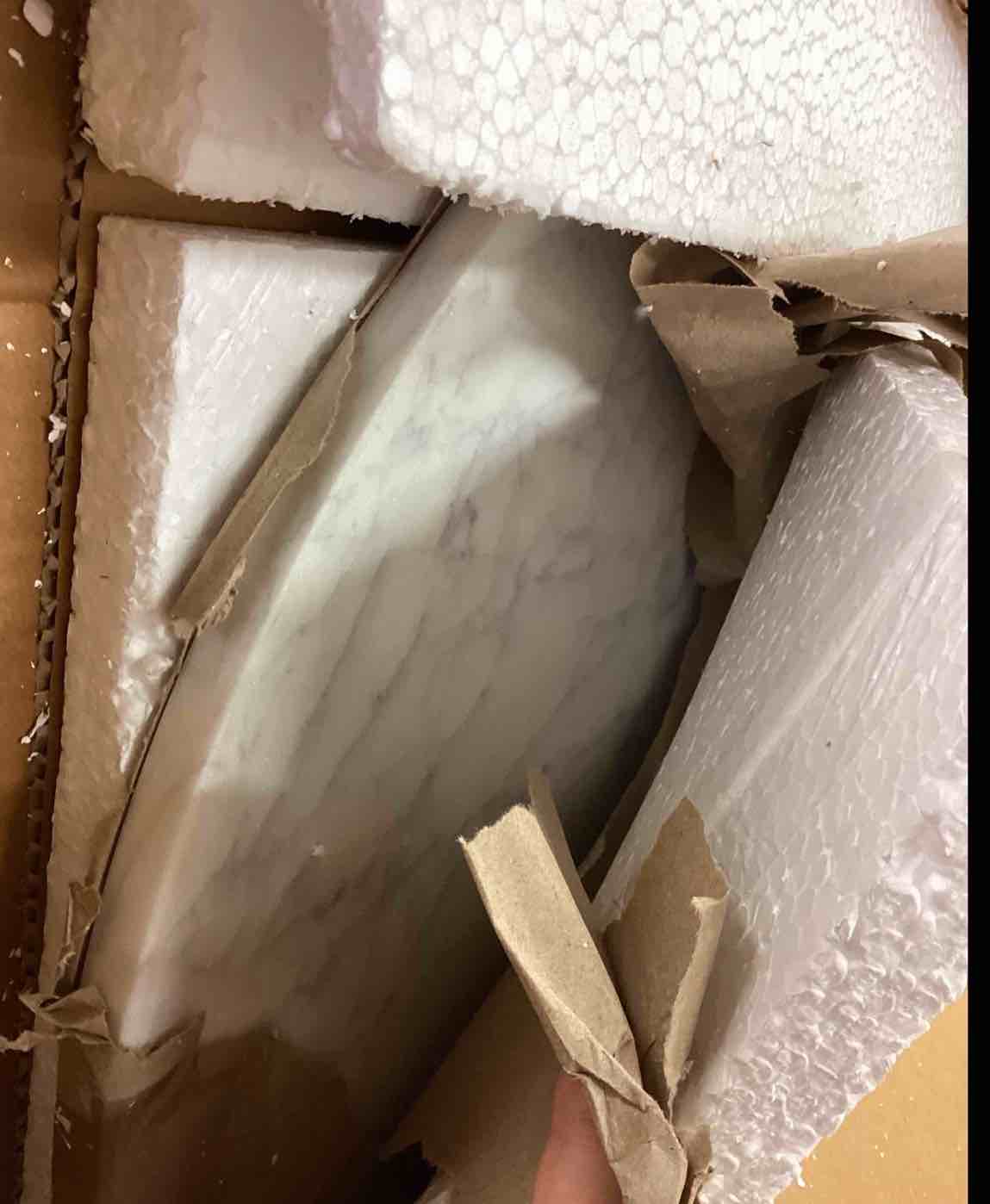 Condition photo showing Good Condition for marble for shelf , swivel cocktail table (only top table)
