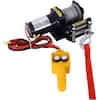 2000 lbs. 12V ATV/UTV Electric Winch, Off-Road Waterproof Steel Cable Winch for ATV UTV Towing Trailer Winch