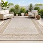 jy Tuscan sun collection area rug tsn211a 7’ 10” x 10’,  beige/cream