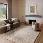 Amber Lewis x Loloi Monty MOT-03 AL IVORY / BEIGE Area Rug 4’ x 6’