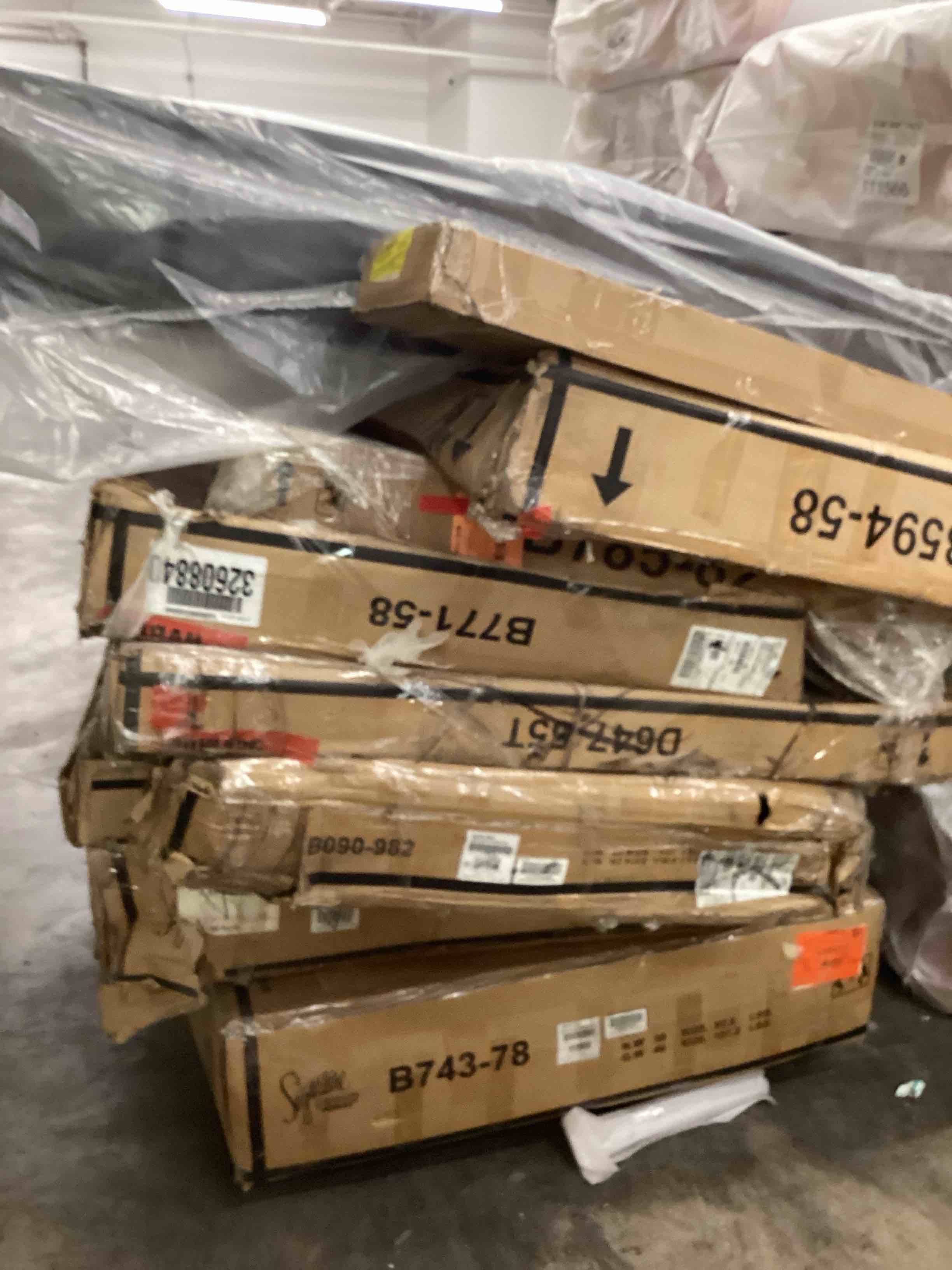 pallet lot of Ashley furniture 
