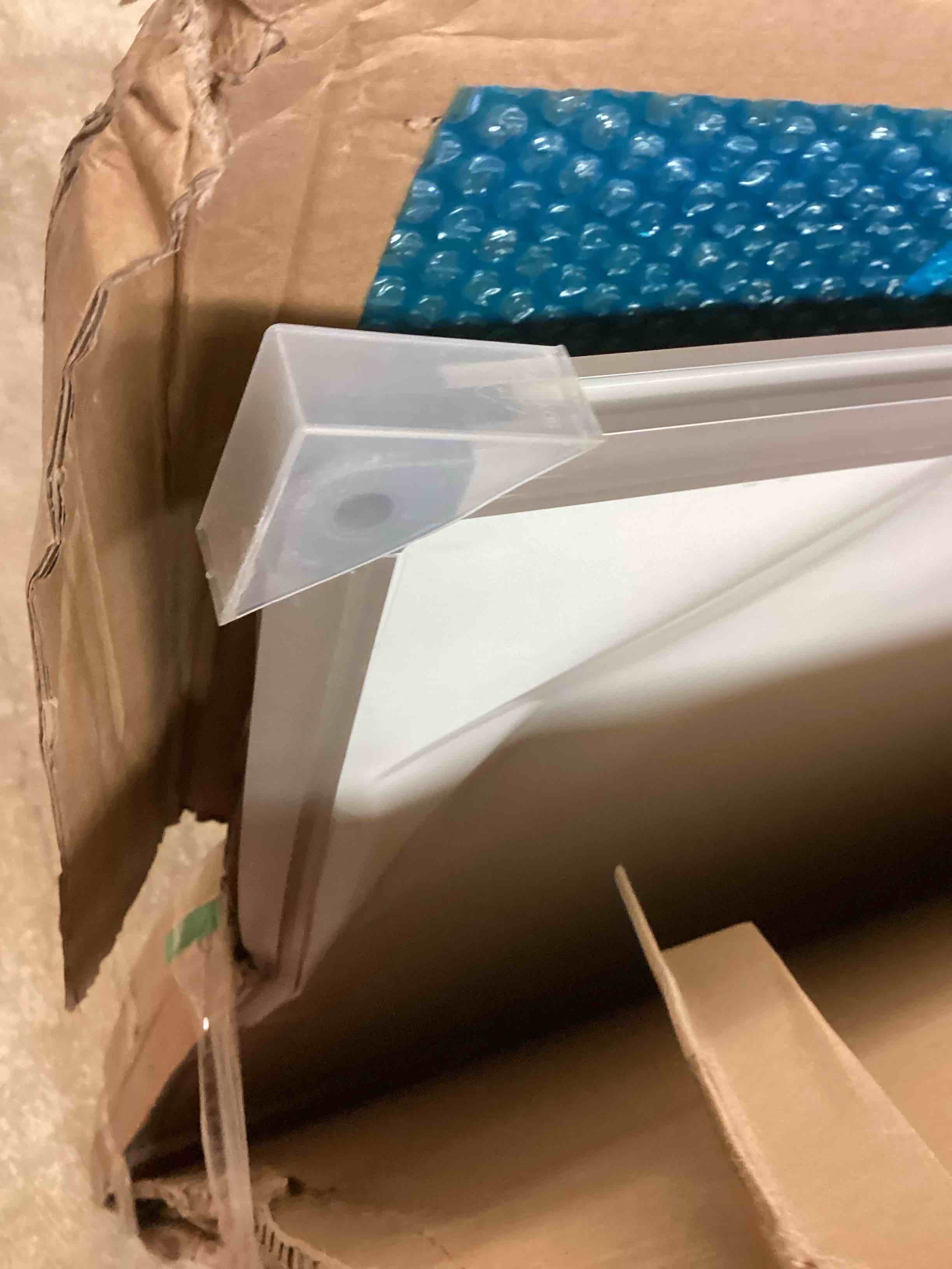 Condition photo showing As Is for dexboard magnetic whiteboard for wall- anti-ghosting dry erase board (6x3.5 ft)