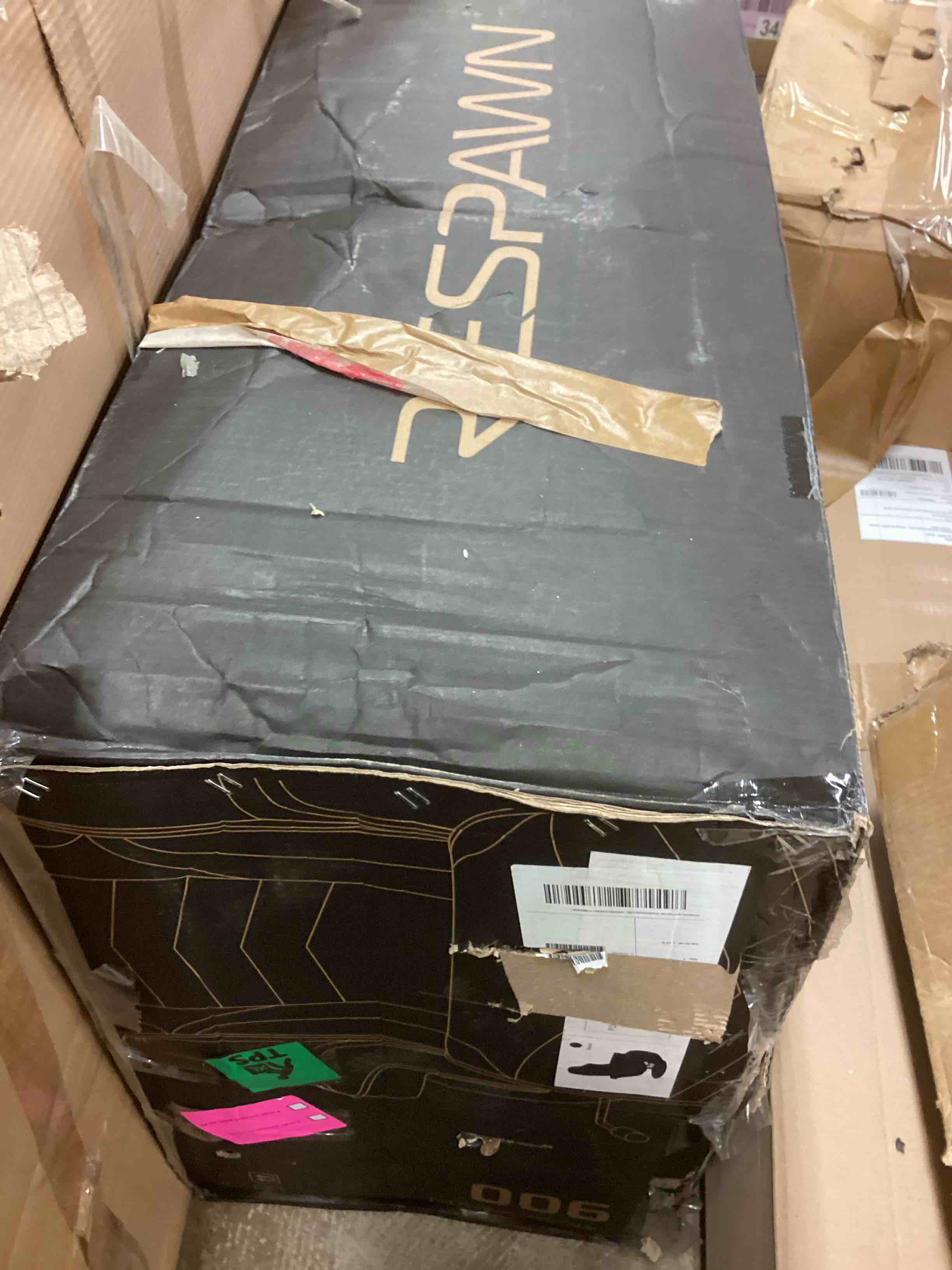 Condition photo showing New/Like New for respawn 900 gaming chair recliner with footrest black