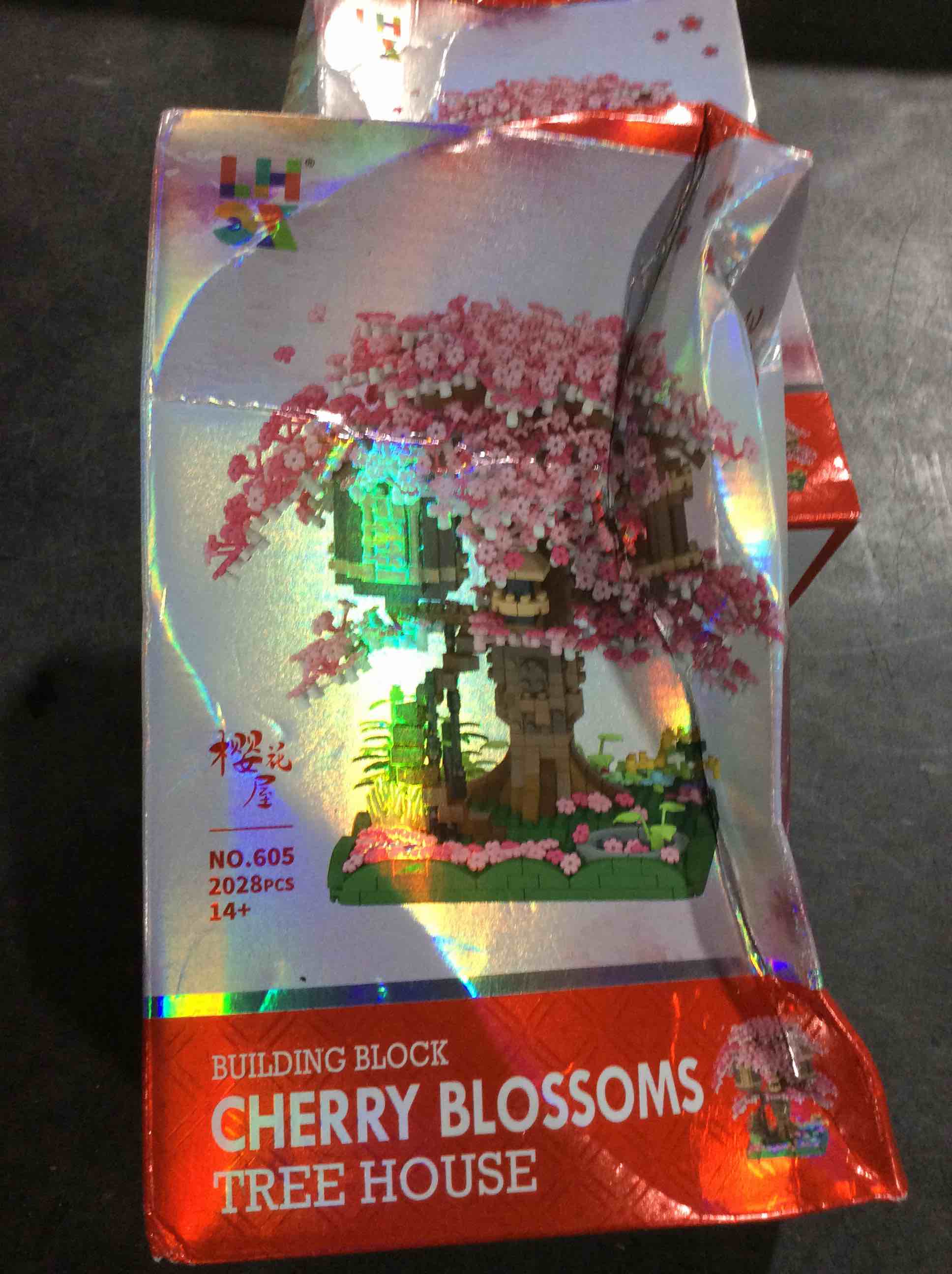 Condition photo showing Good Condition for BUILDING BLOCK CHERRY BLOSSOMS TREE HOUSE