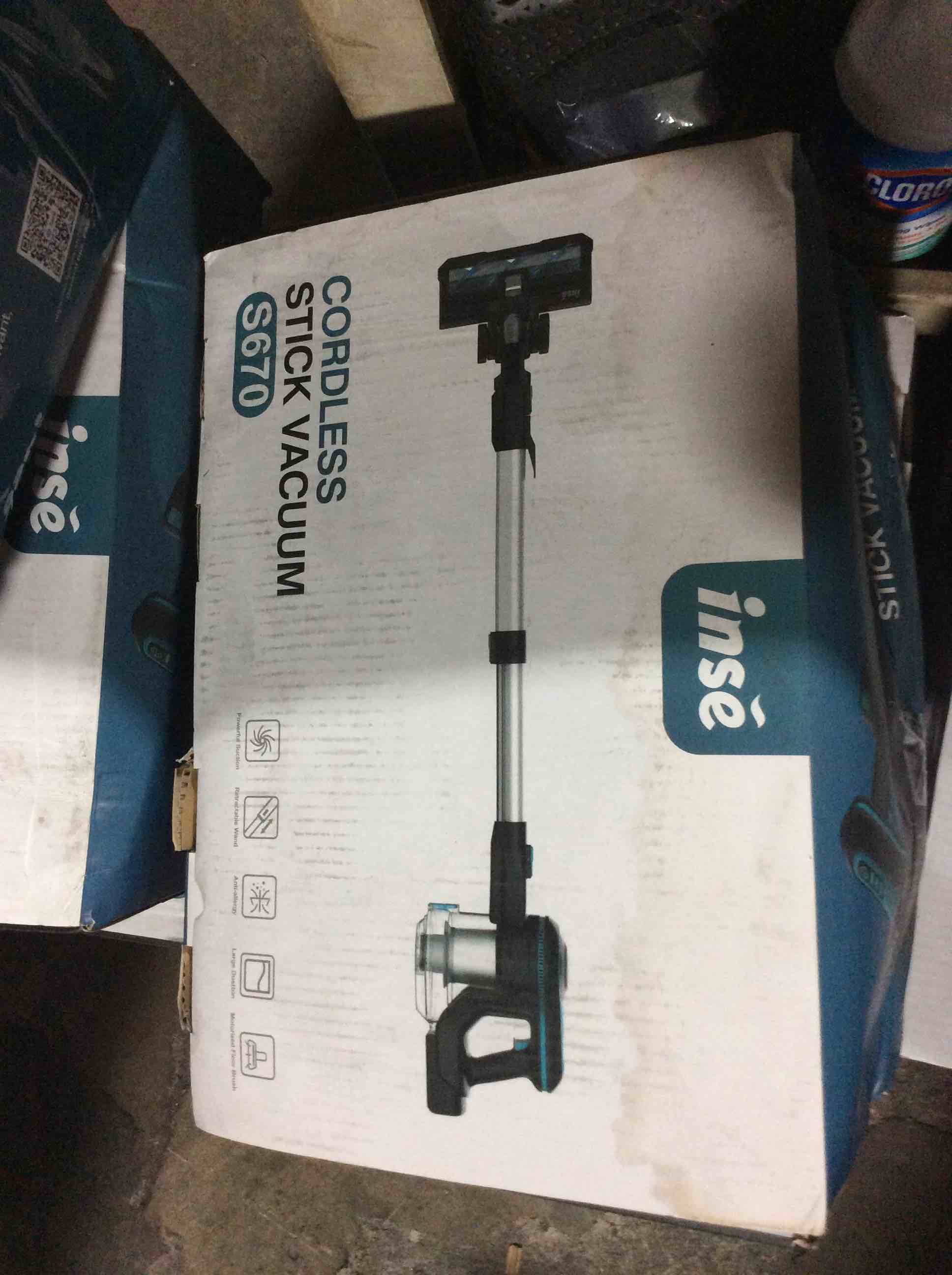 Condition photo showing Good Condition for products inse s670 cordless vacuum