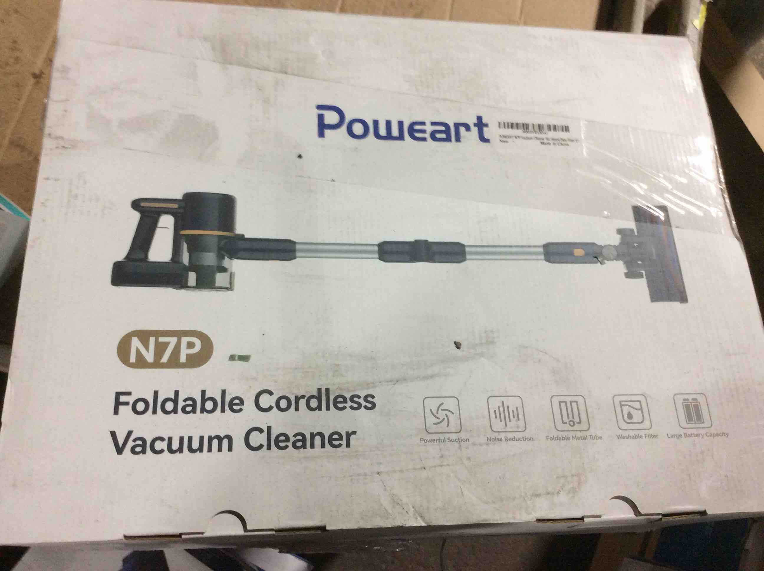 Condition photo showing Good Condition for poweart n7p foldable cordless vacuum cleaner 