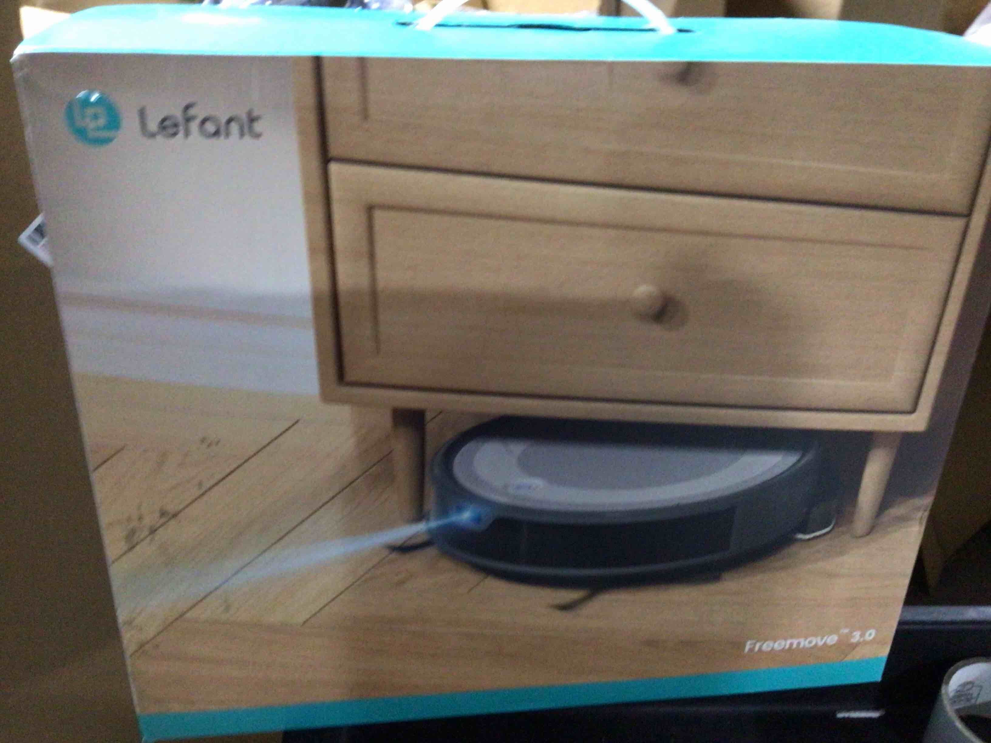 Condition photo showing Good Condition for Lefant M310 Ultra Robot Vacuum and Mop, 6000Pa Suction-Slim Robotic Cleaner with ToF LiDAR Navigation, Accurate Obstacle Avoidance, WiFi/App/Alexa Control, 170min Runtime, for Pet Hair and Home