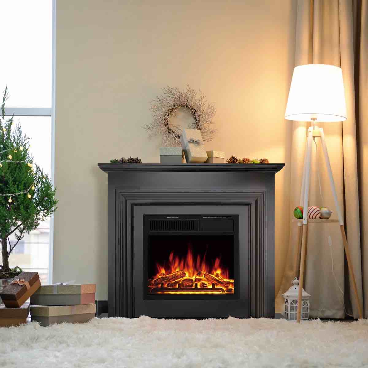 35.35“ electric fireplace