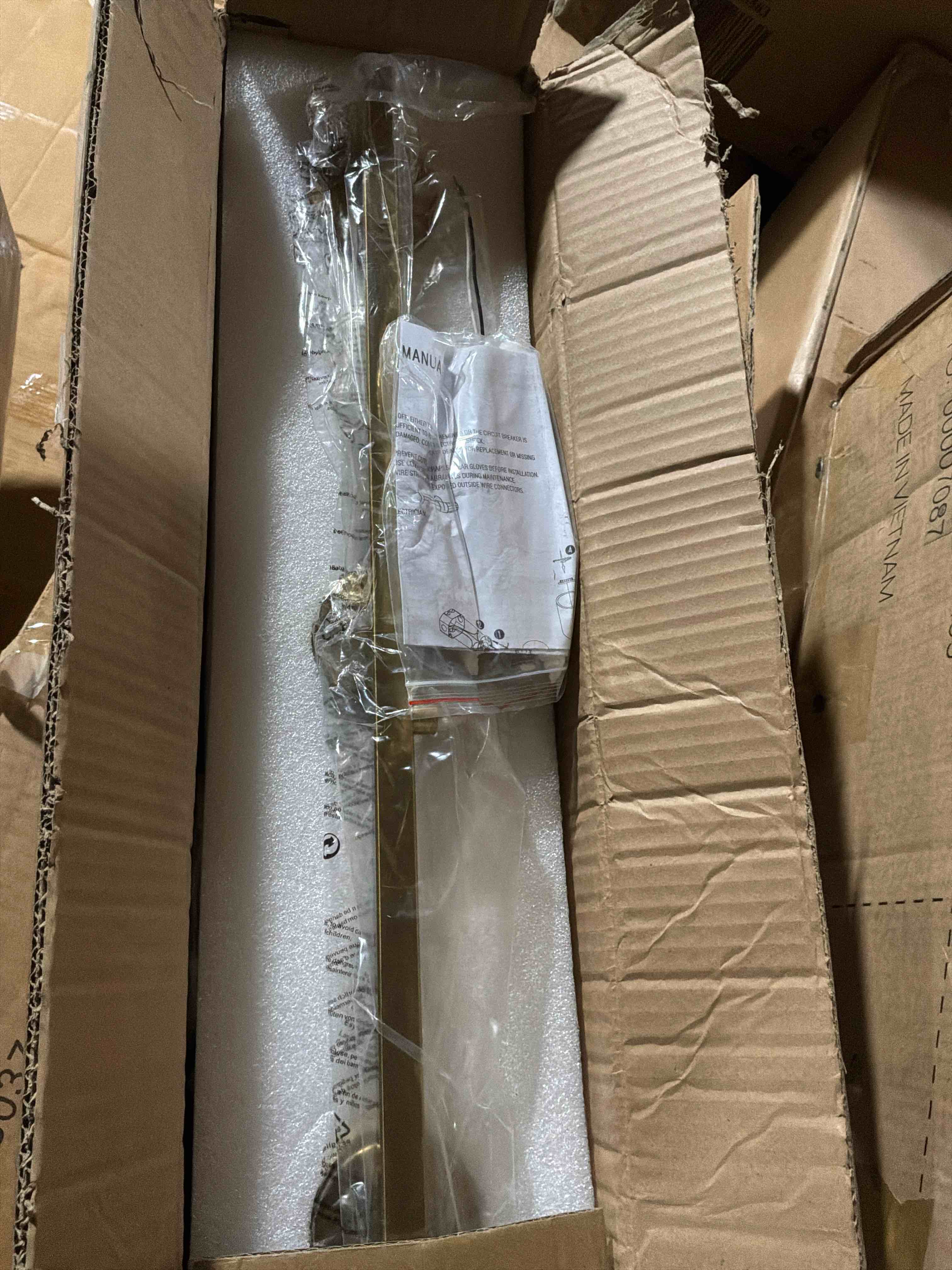 Condition photo showing New/Like New for millennium lighting verlana 3 light 22" wide vanity light